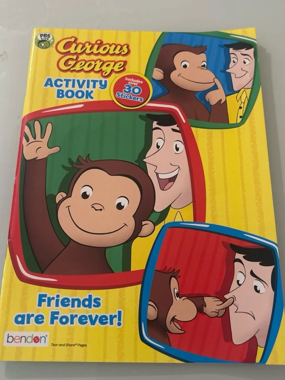 Curious George Activity Book - Yellow (Pack)(4)